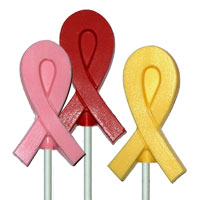 Chocolate Awareness Ribbons